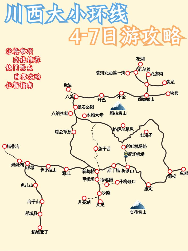 川西旅游路线攻略，如何规划一次完美的川西之旅？-图1