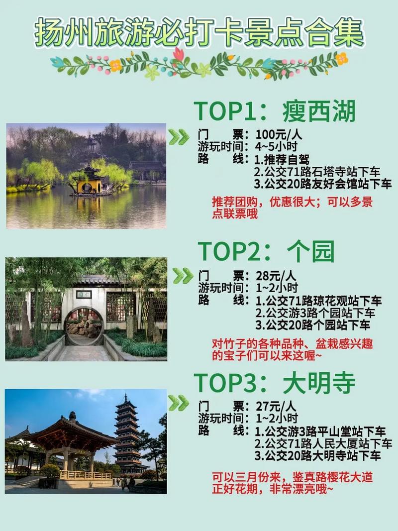 扬州三月旅游攻略，如何玩转这座古城？-图2