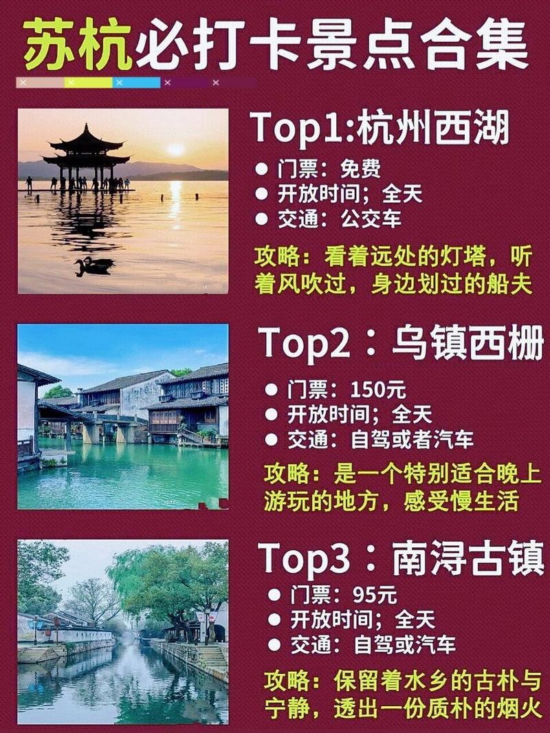 苏州到杭州旅游，有哪些必去景点和实用攻略？-图2