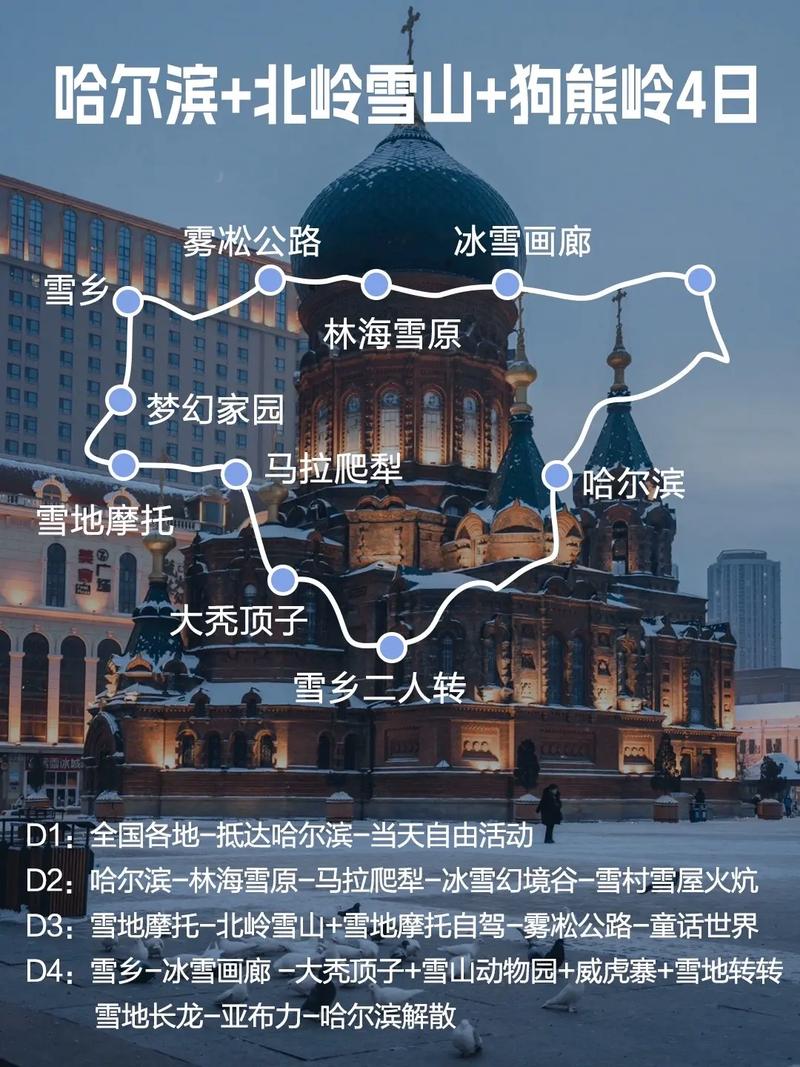 哈尔滨雪谷旅游攻略，如何规划一次完美的冰雪之旅？-图1