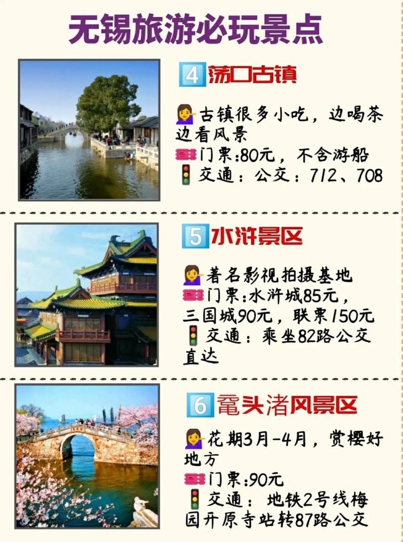 无锡自由行旅游攻略，如何规划一次完美的旅行体验？-图3