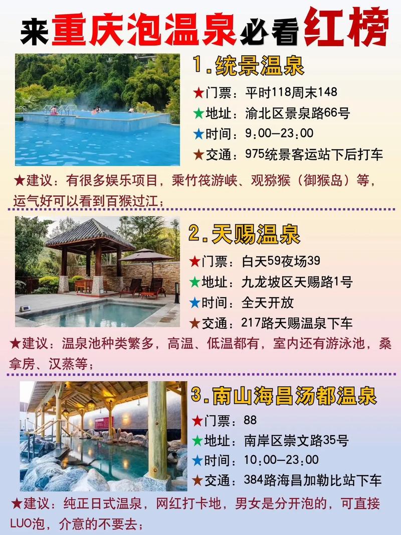 统景温泉旅游攻略，如何规划一次完美的温泉之旅？-图1