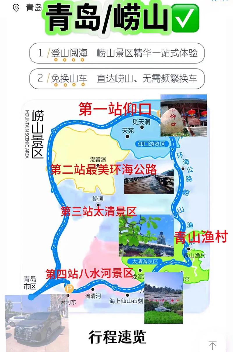 如何开车去崂山旅游？一份详细攻略告诉你！-图2