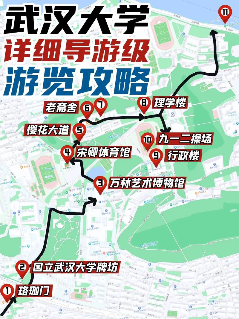 武大旅游攻略，如何玩转武汉大学，尽享校园美景与文化？-图1