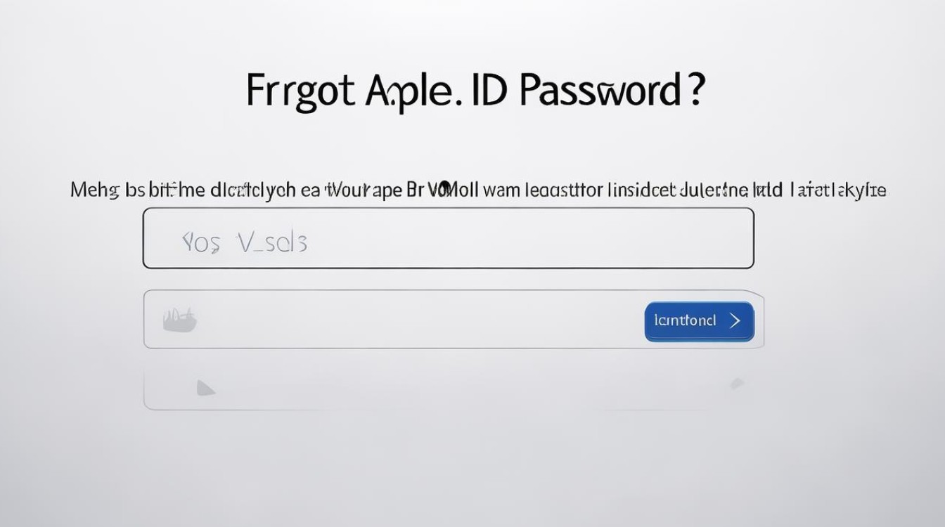 apple id密码忘记