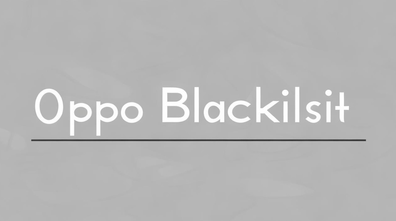 oppo黑名单在手机哪里找