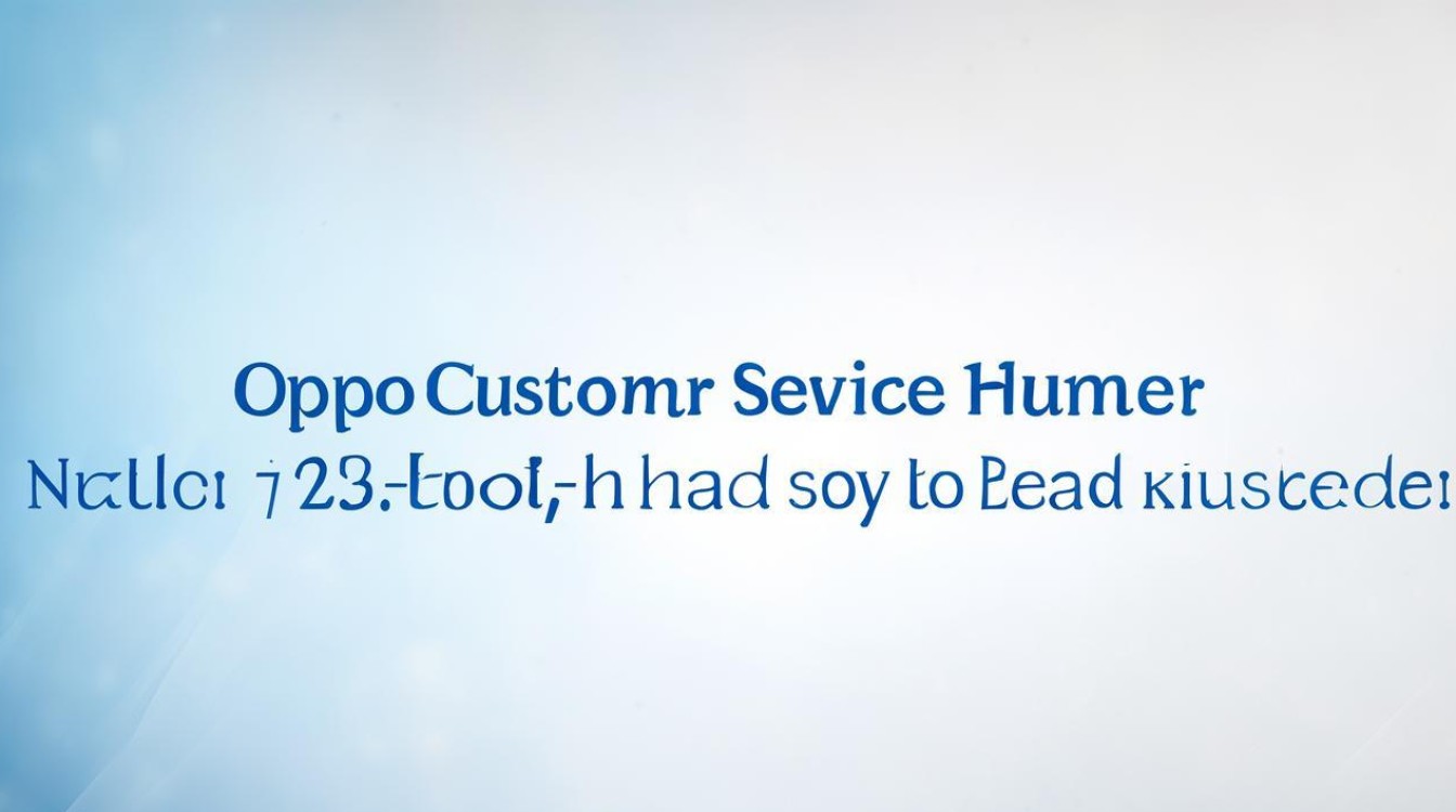 oppo 手机客服电话多少？