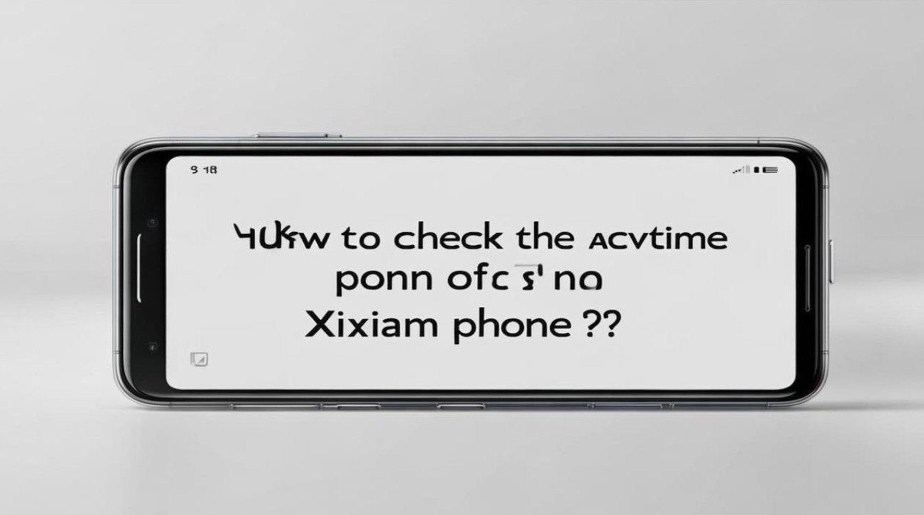 小米手机怎么查询激活时间？