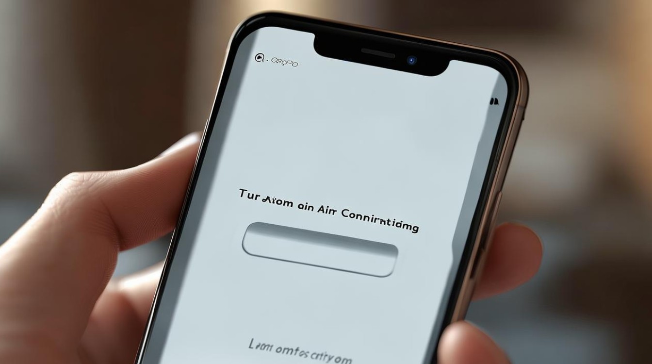 oppo 手机怎么开空调？