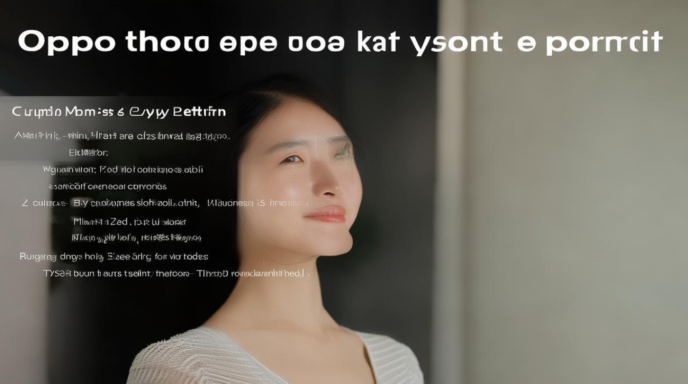 oppo怎么照人