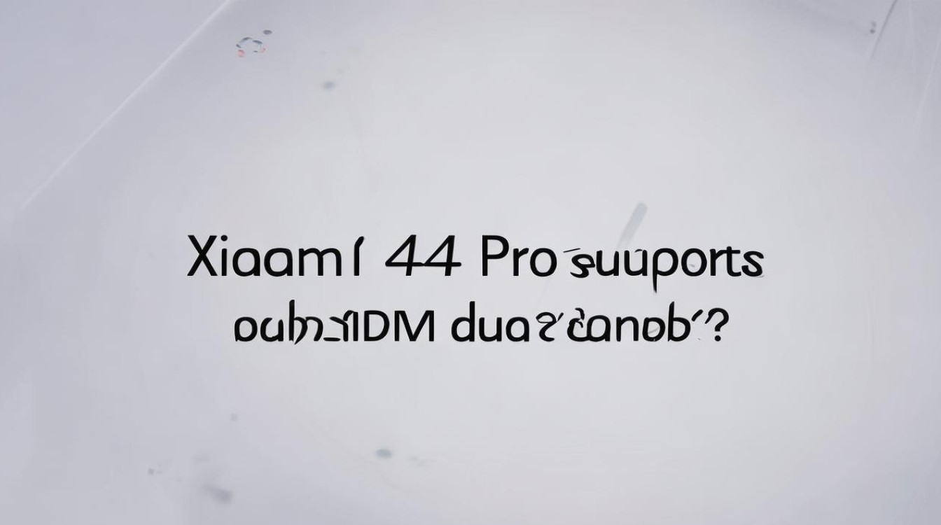 小米14 Pro支持双卡双待吗