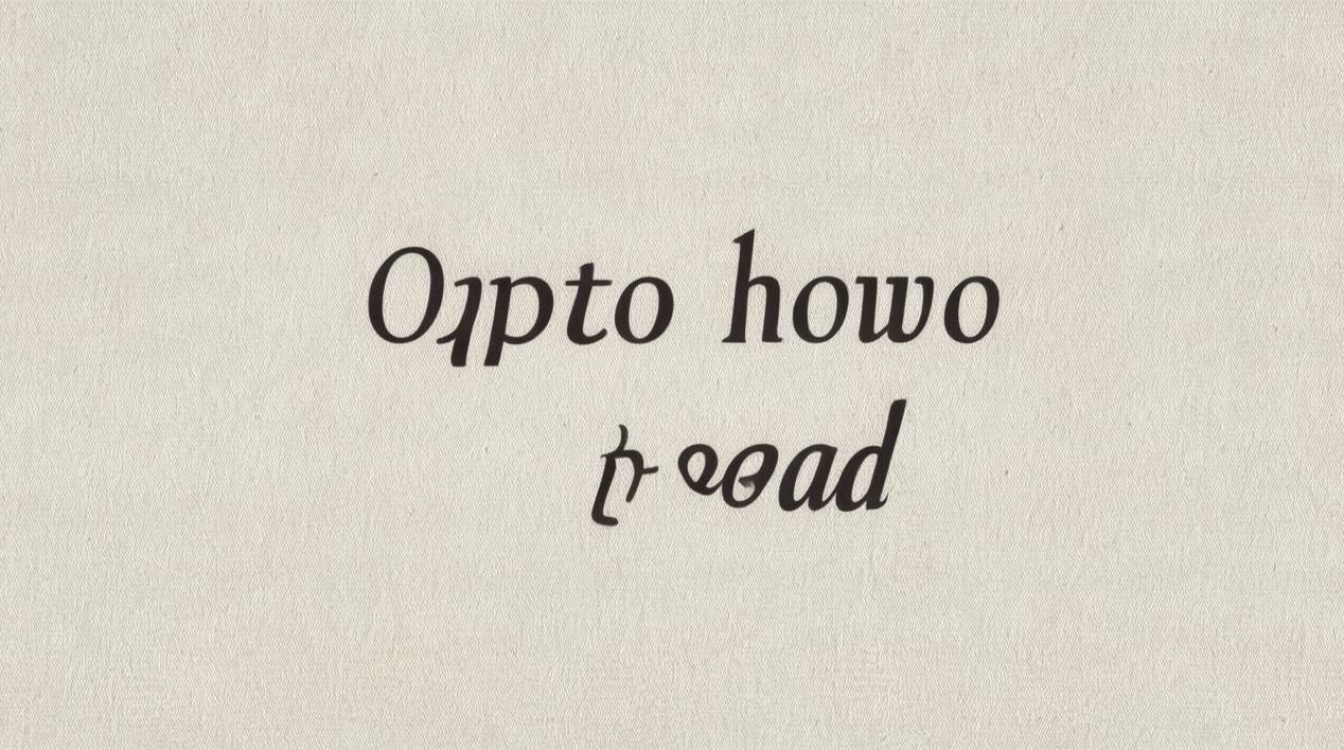oppo怎么识字