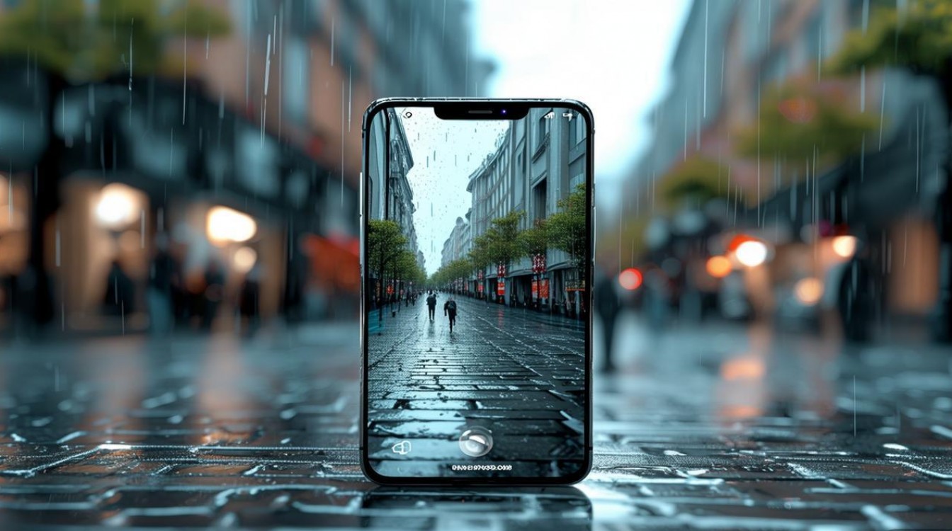 oppo手机白天拍下雨照片怎么拍才清晰不模糊?
