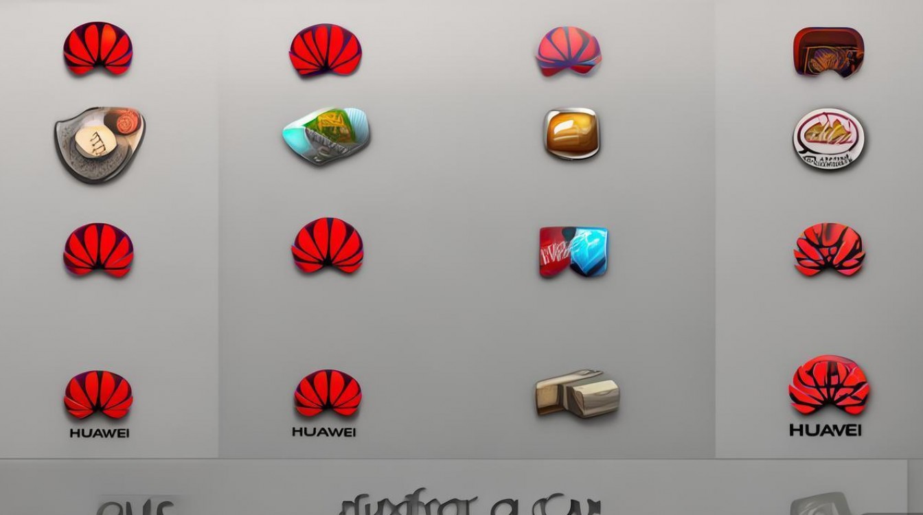 华为手机图标怎么区分不同系列或功能？