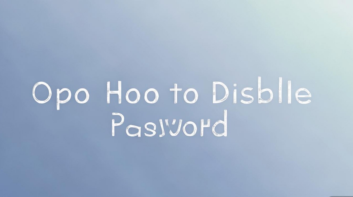 OPPO手机怎么设置不用密码还能安全？