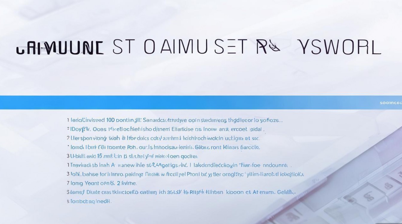 三星电脑密码怎么取消？设置密码又该怎么做？