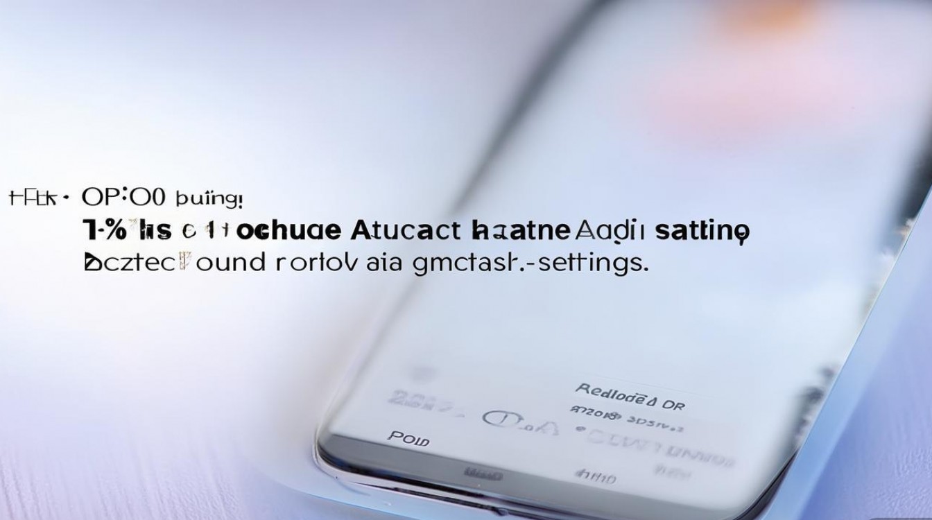 OPPO手机后台应用怎么调？管理内存和进程的详细步骤