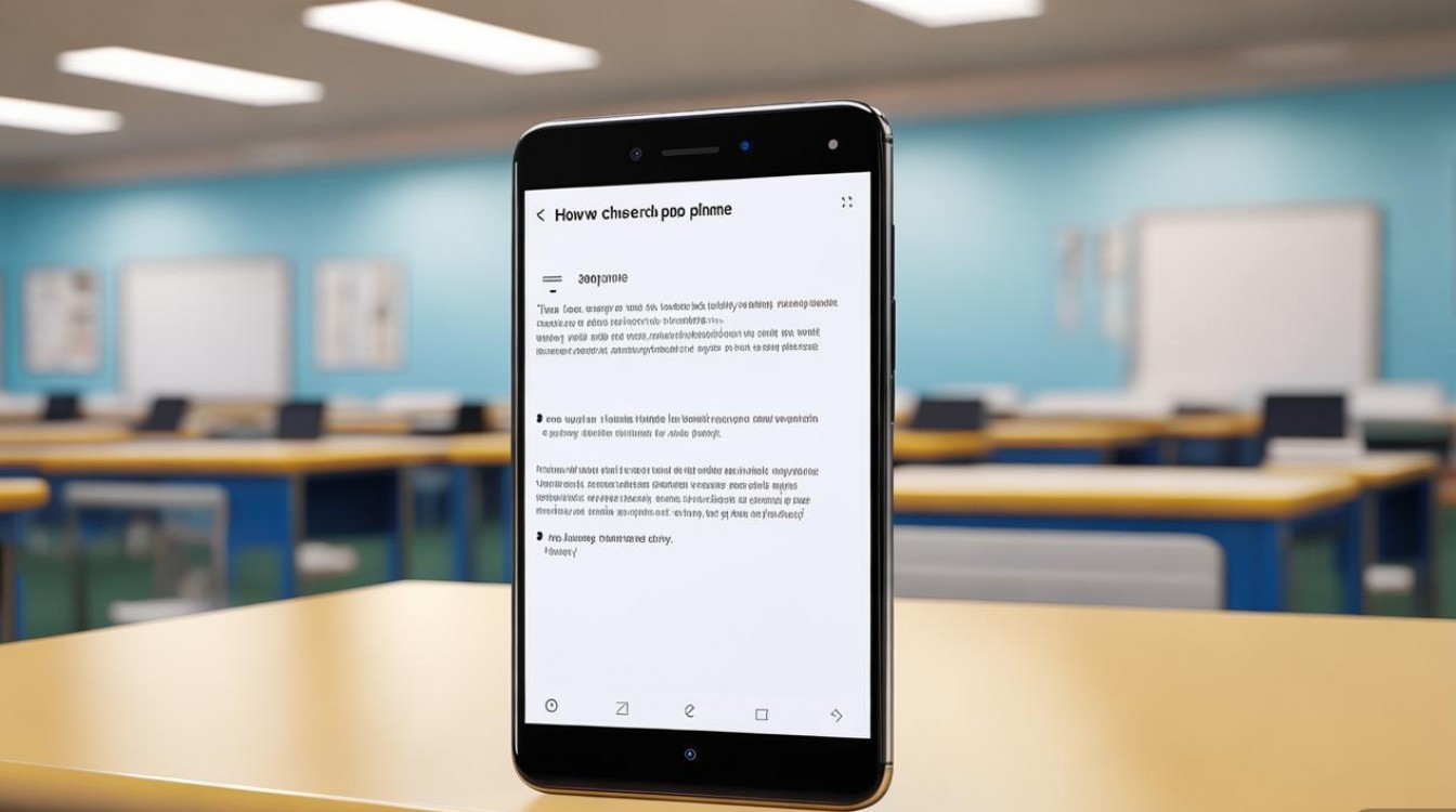 教室里OPPO手机如何进行各项检查与设置？