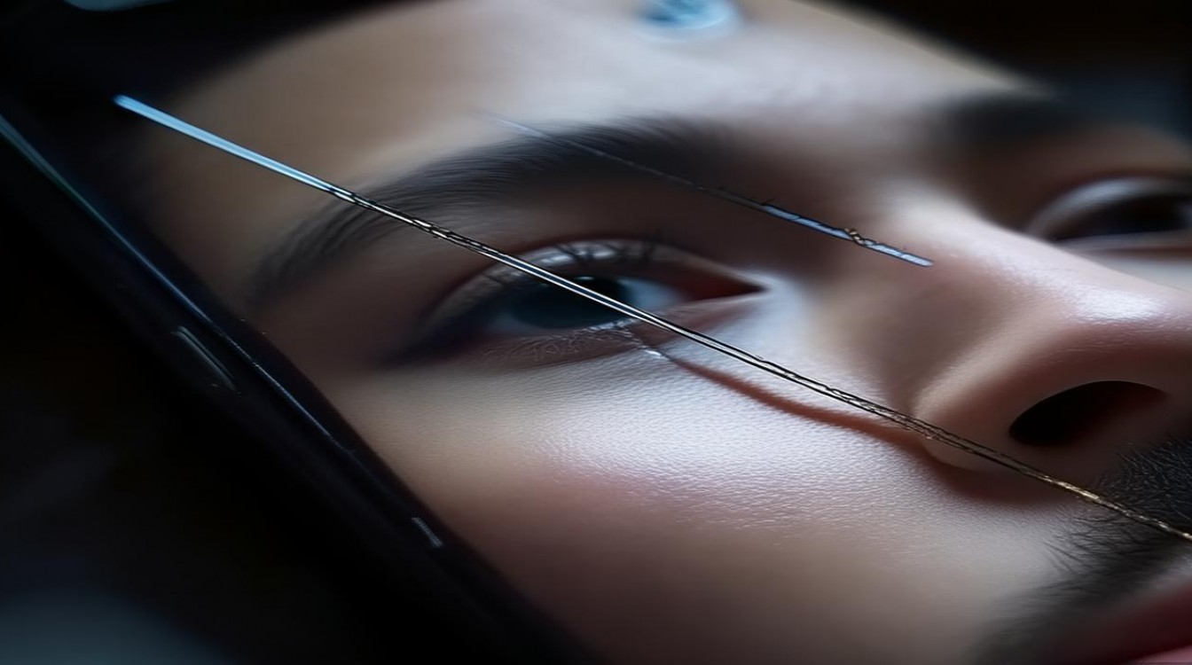 vivox9自拍时屏幕出现一条竖线是什么原因?