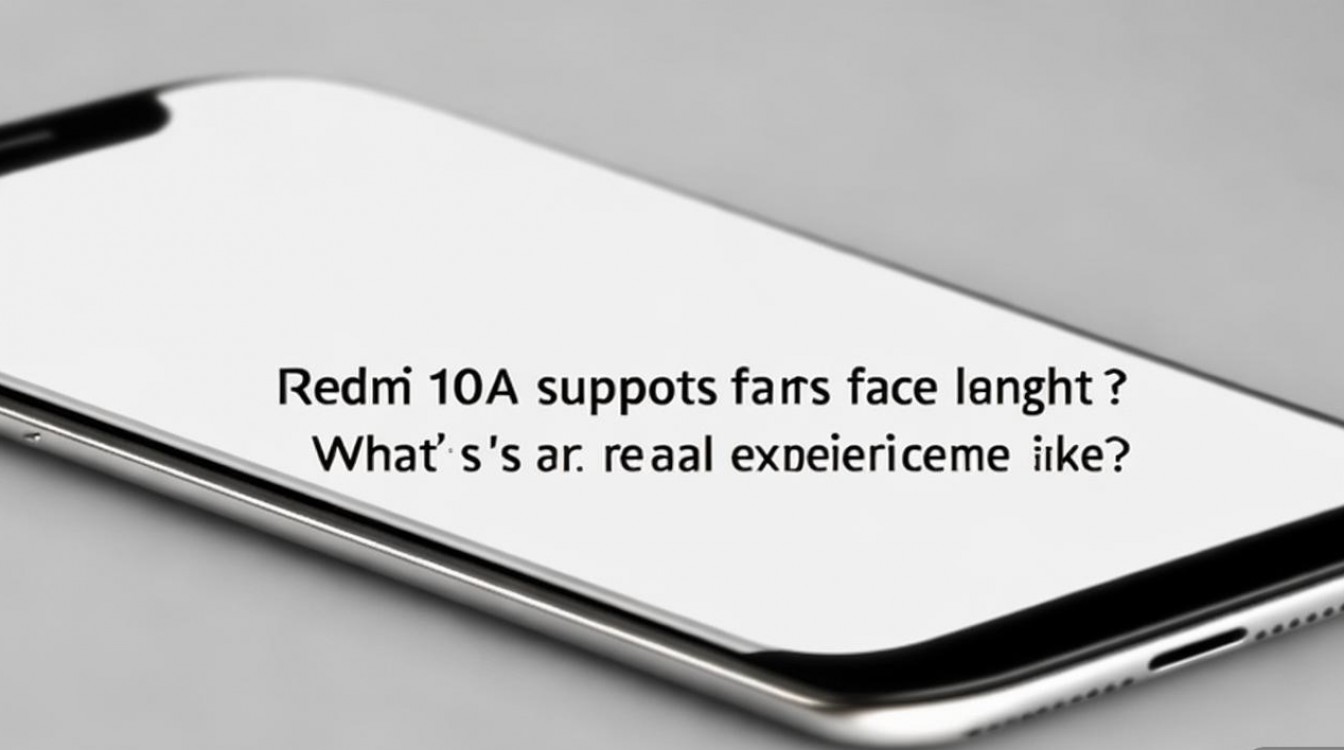 Redmi 10A支持面容解锁吗?实际体验怎么样?