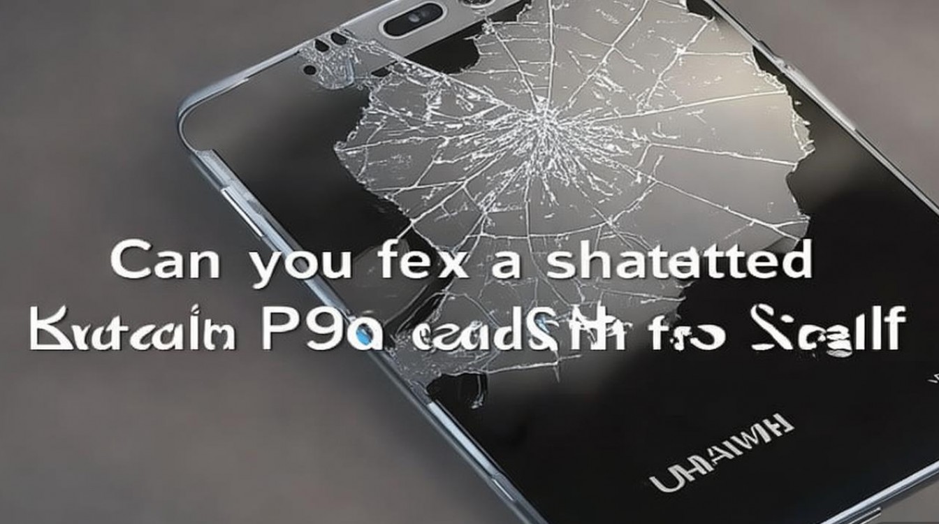 华为p9屏幕碎了不换屏,自己能动手修复吗?