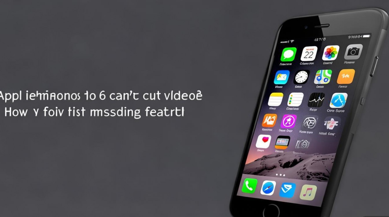 苹果6不能剪切视频?剪辑功能缺失怎么办?