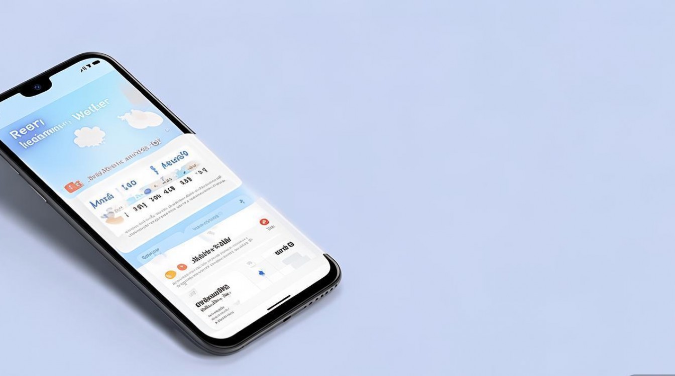 Redmi Note 11R怎么在桌面设置天气 widget?