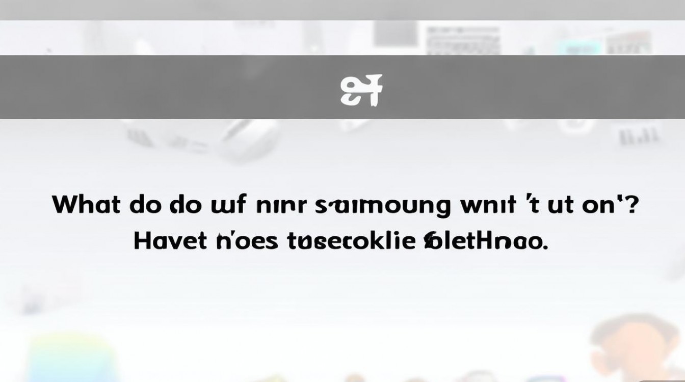 三星i9003不开机了怎么办?这些排查方法你试过吗?