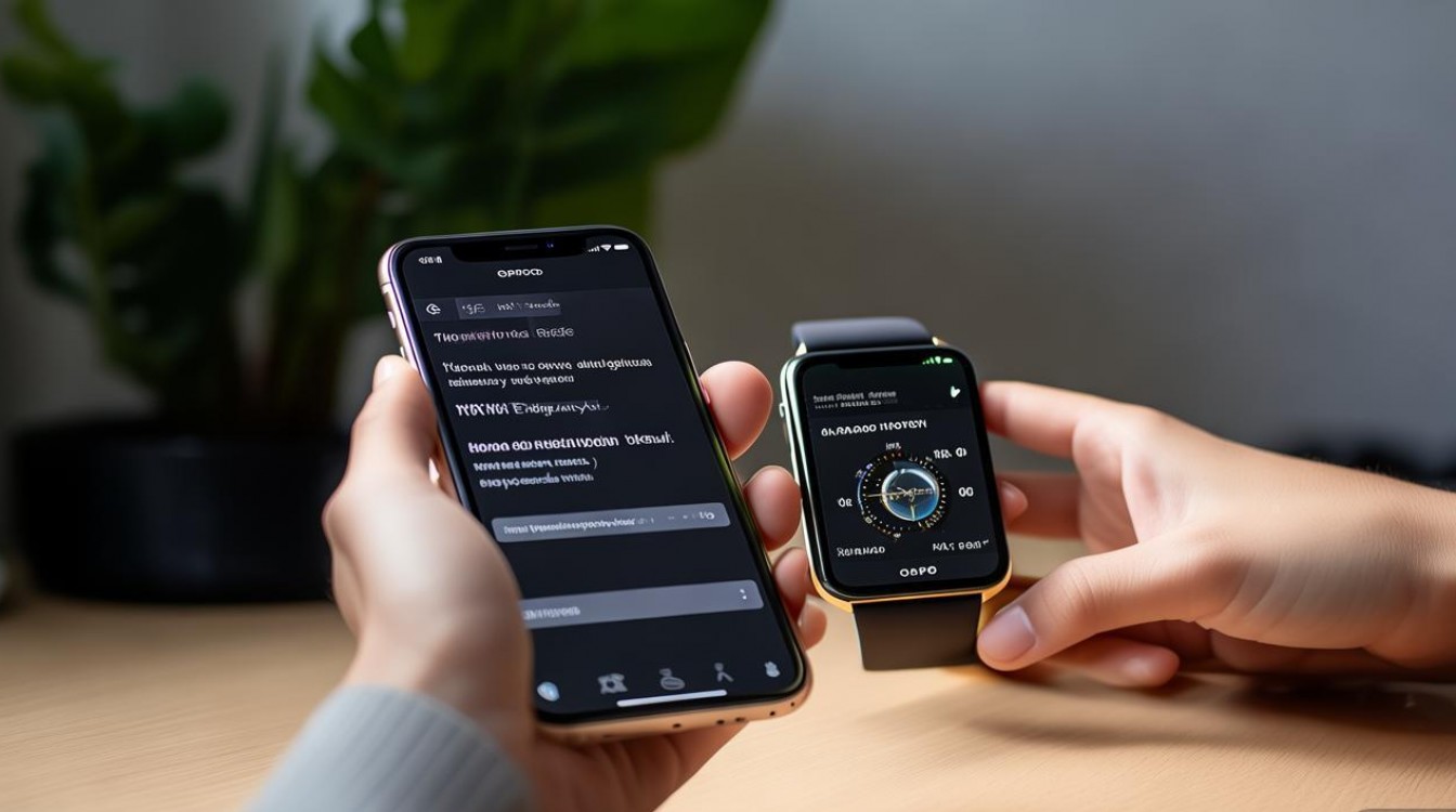 苹果手机怎么连接oppo手表?数据同步与功能设置全攻略