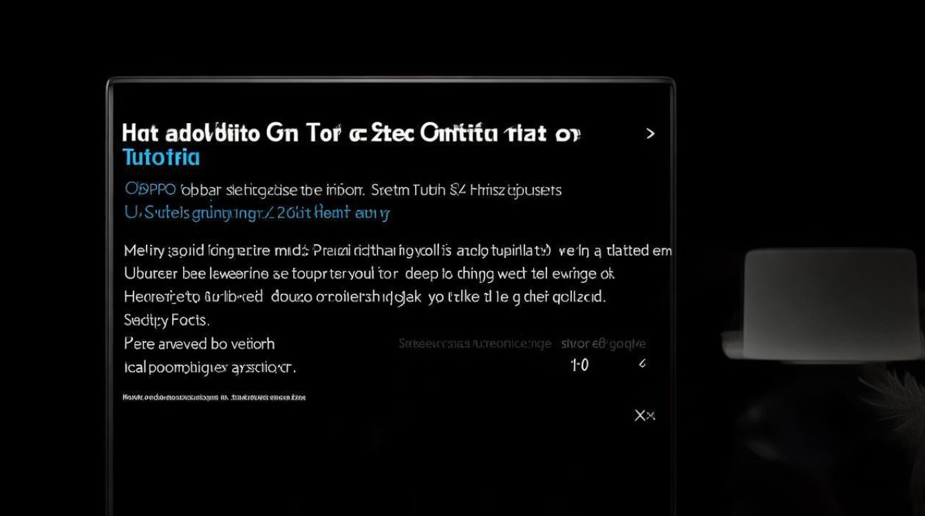 OPPO手机字体大小怎么调整?系统设置里能换字体吗?