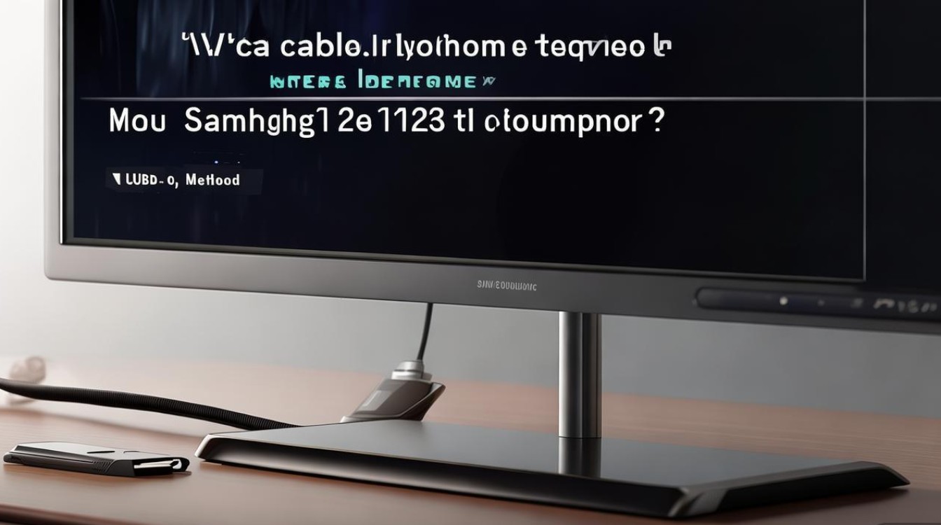 三星19152连接电脑需要用什么线或方法？