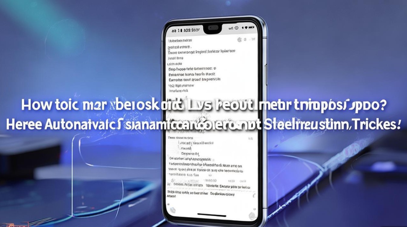 oppo手机总息屏怎么办?教你3招自动不息屏设置技巧