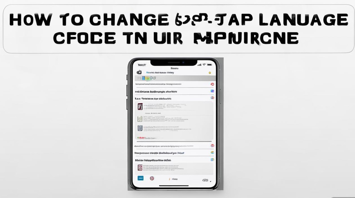 苹果手机怎么改语言?中文/英文切换步骤详解