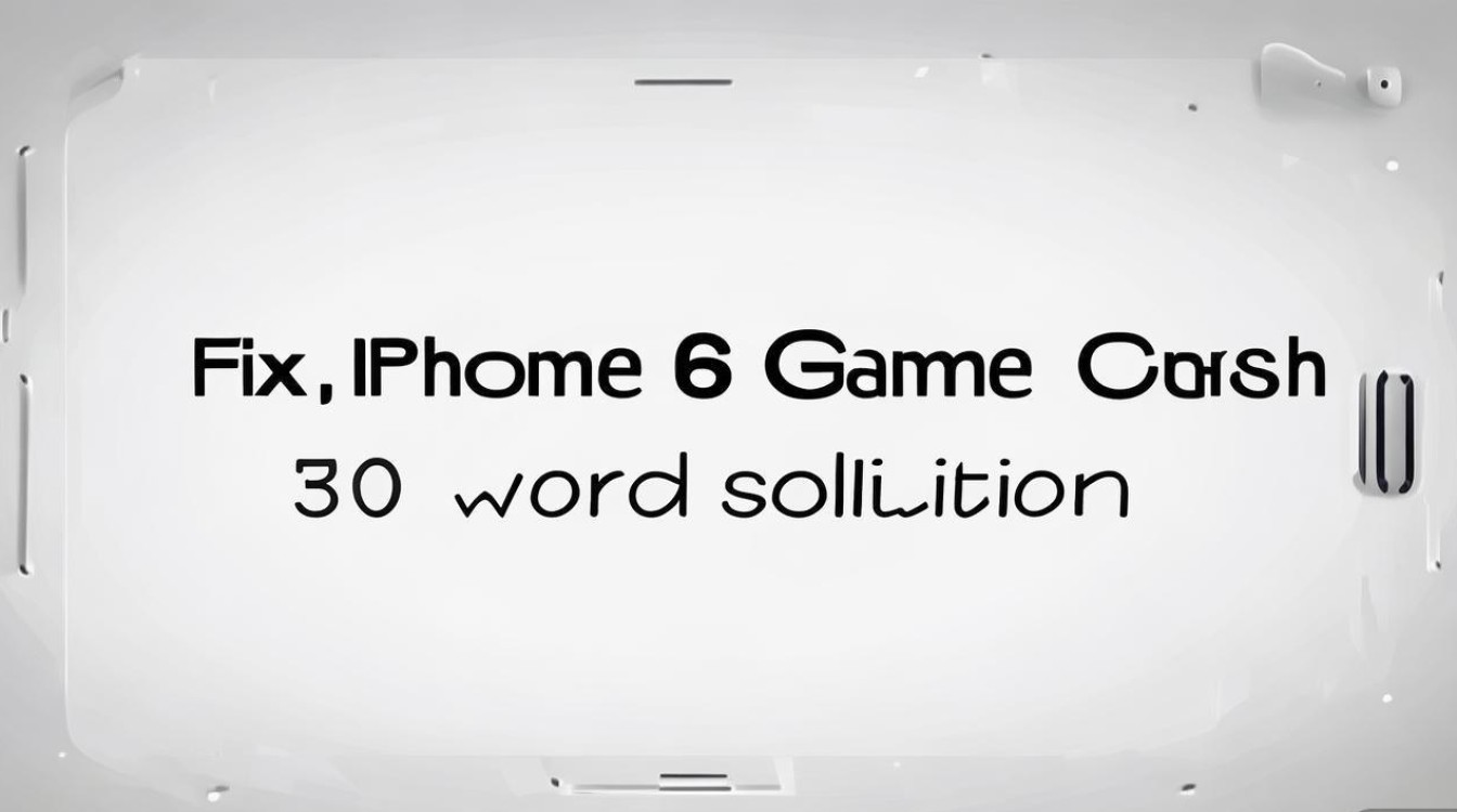 苹果6游戏闪退怎么办？30字内解决闪退问题方法