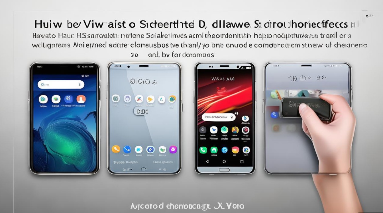 vivo华为手机怎么截屏?不同机型截屏方法一样吗?