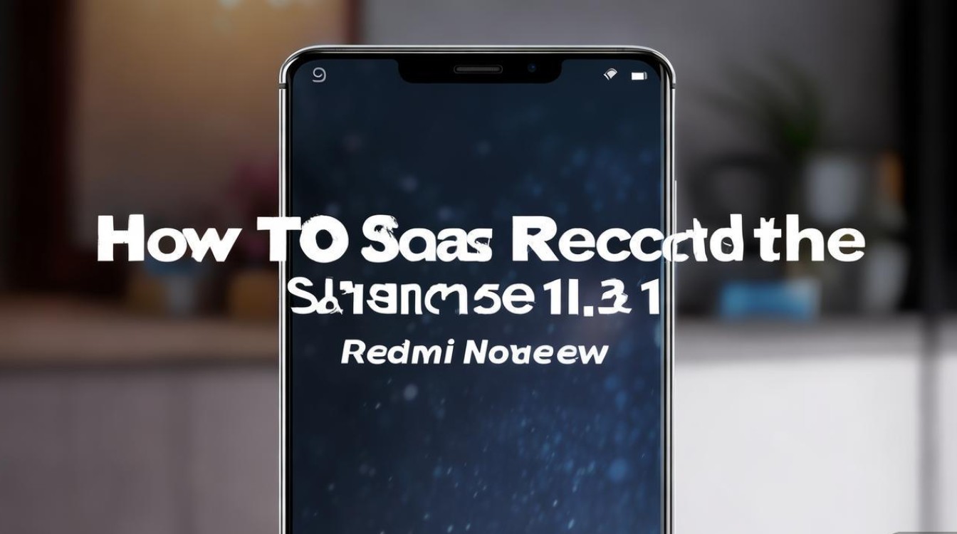 Redmi Note 11E怎么录屏?详细步骤在这里!