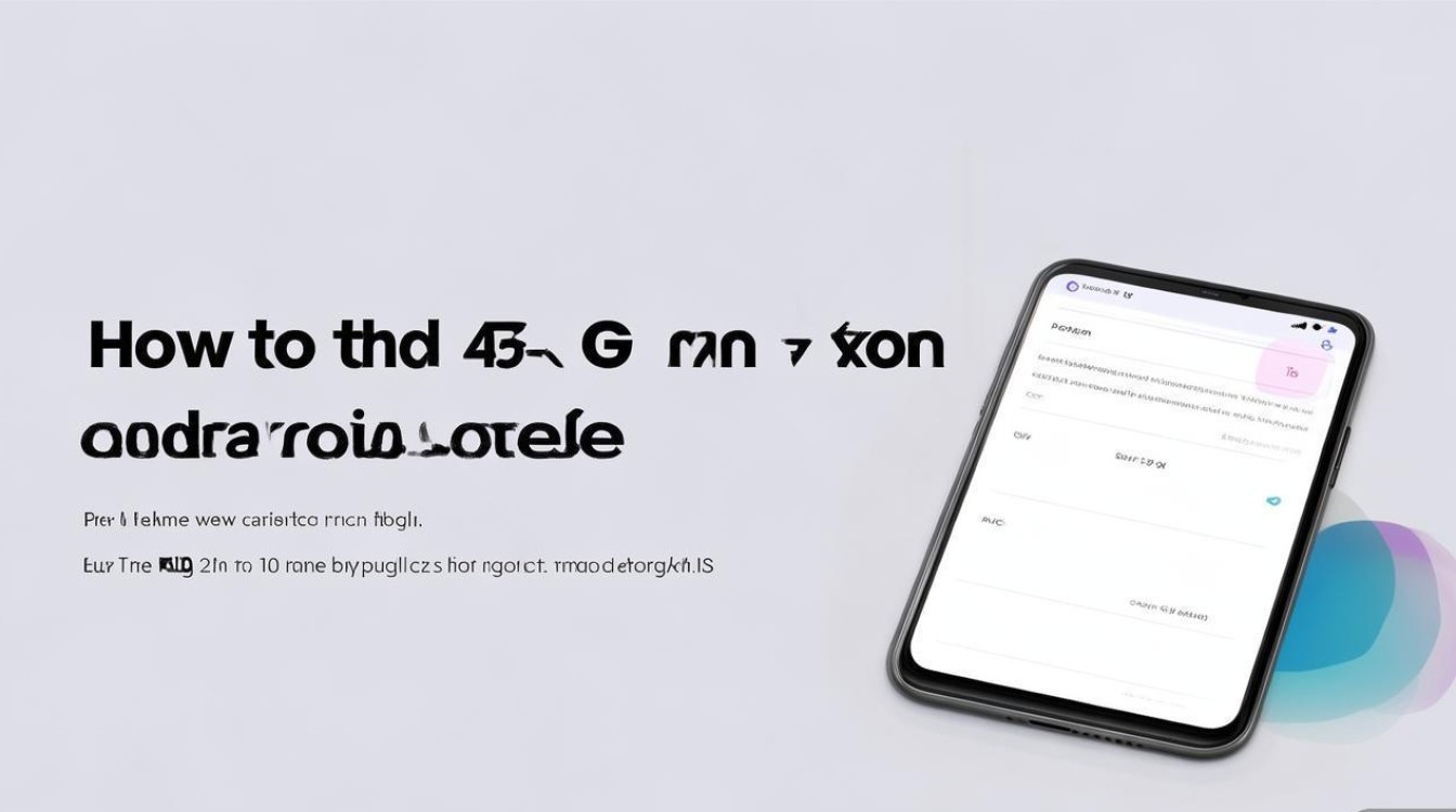Redmi Note 11E怎么切4G?教程步骤是什么?