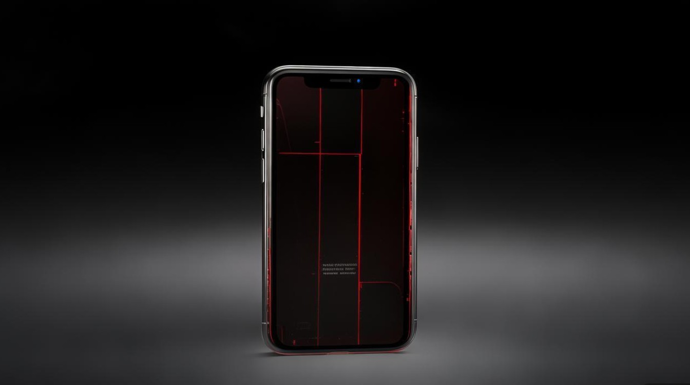 苹果5屏幕中间出现红色竖线是故障还是排线问题?