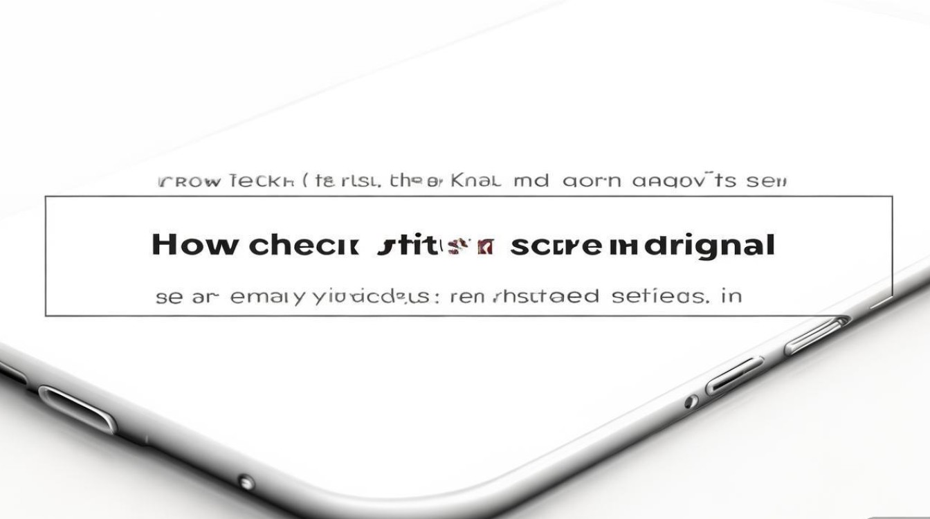 苹果手机怎么检查屏幕是否原装或存在暗病?