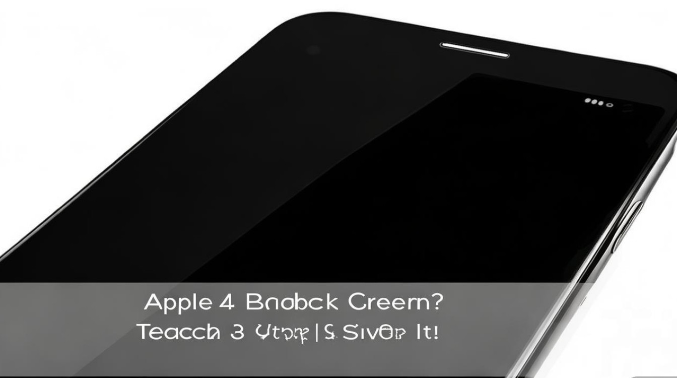 苹果4黑屏不开机？教你3步轻松解决！