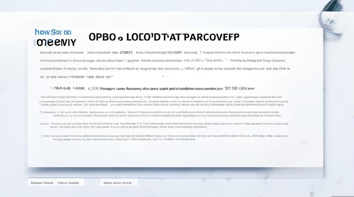 oppo云数据找回教程，找不到数据怎么办？详细步骤教你找回！