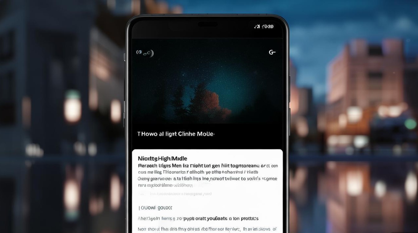 oppo夜光模式怎么用？拍照开启步骤和夜景效果优化技巧