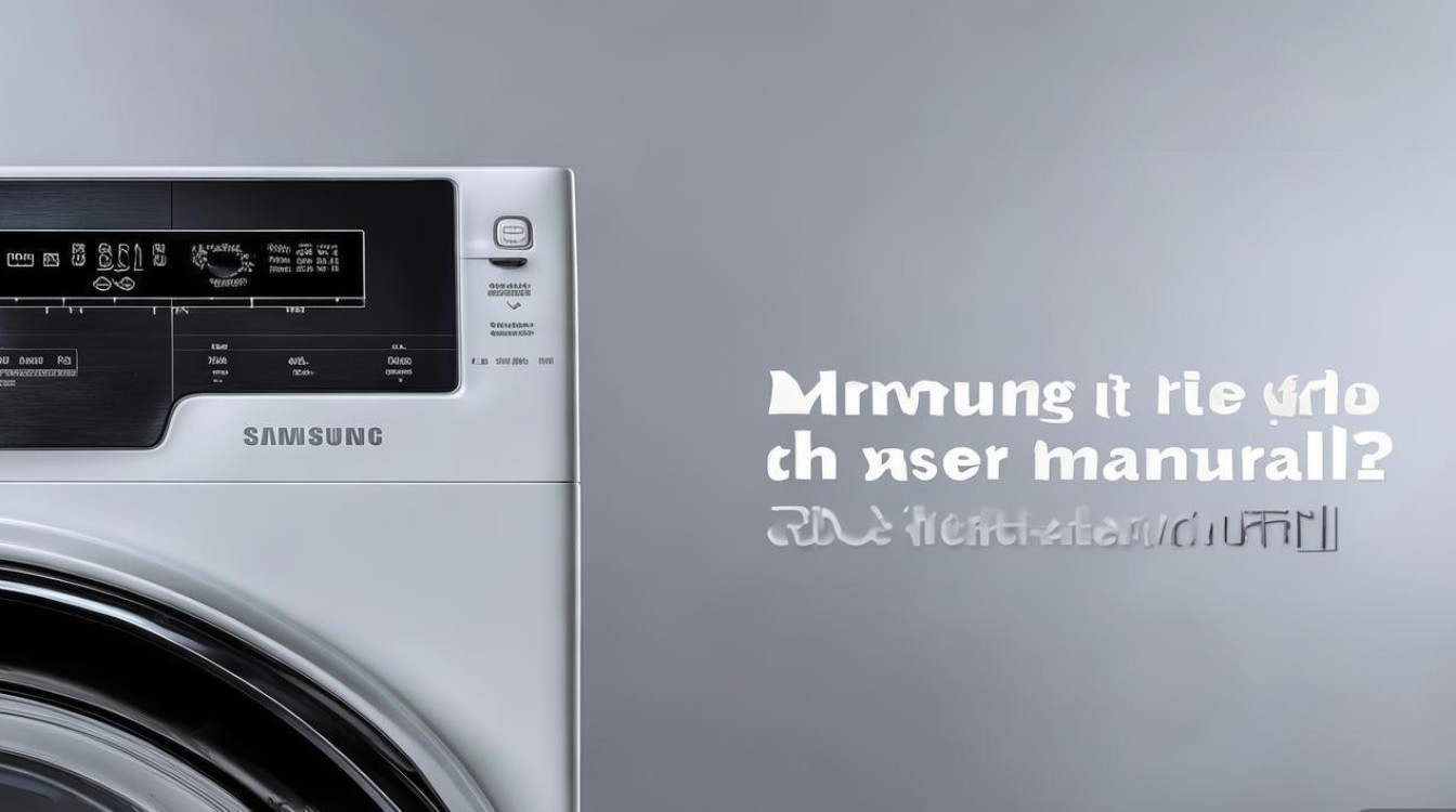 三星洗衣机怎么查使用说明书？