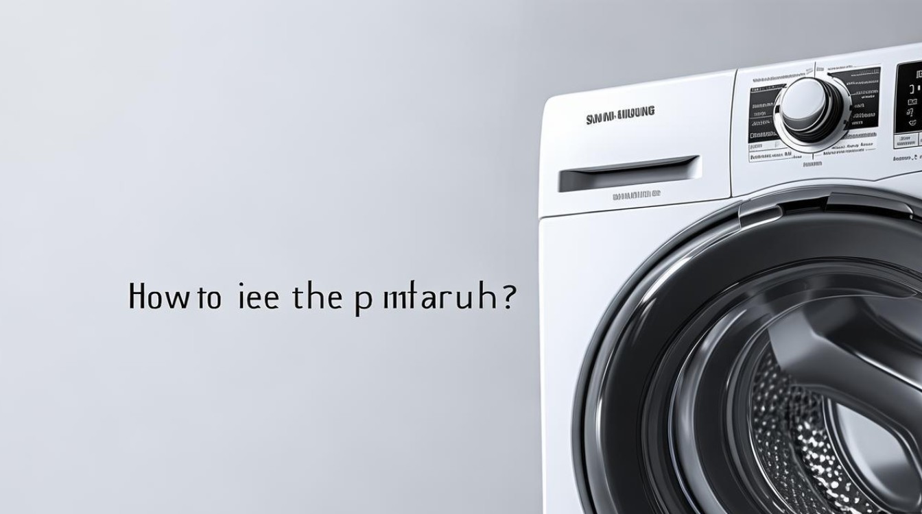 三星洗衣机怎么查使用说明书？