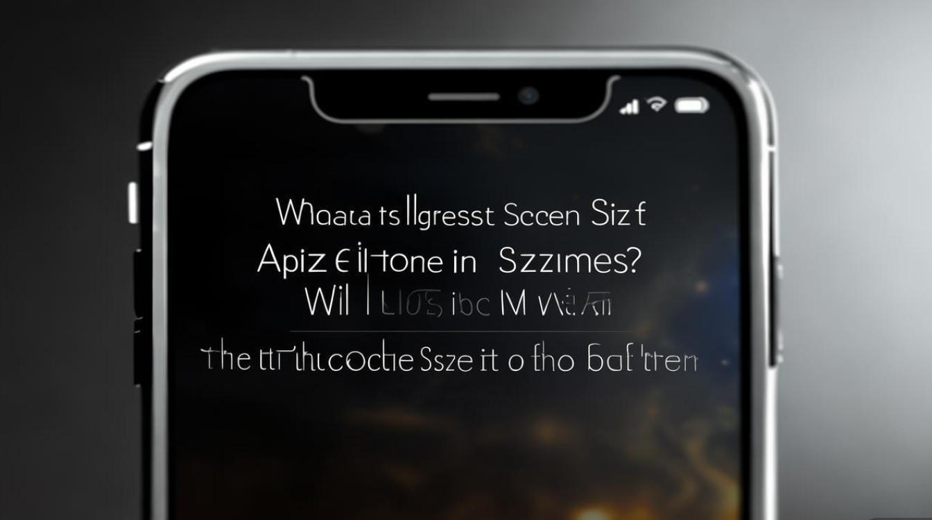 苹果手机屏幕尺寸最大是几寸?未来会突破几寸?