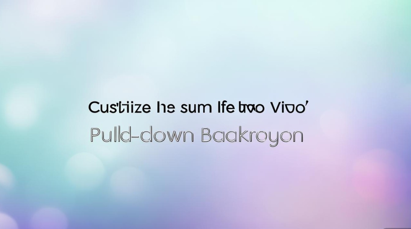 vivo手机下拉背景图怎么换？自定义修改方法详解