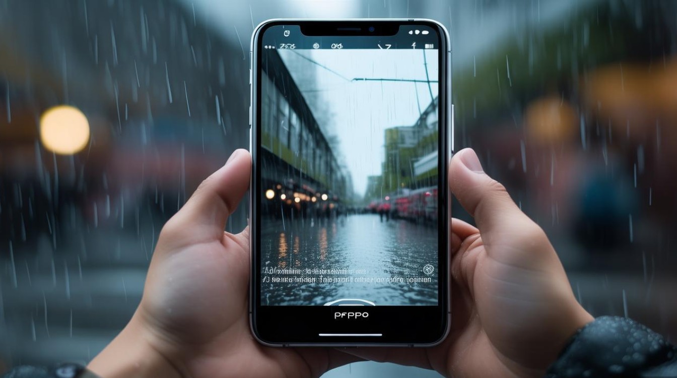 OPPO手机雨中拍照怎么拍才能清晰不模糊?