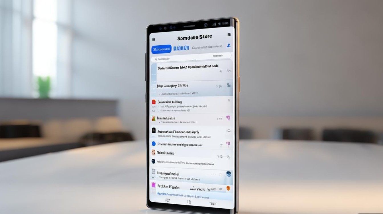 三星Note9下载应用在哪里找?系统自带商店怎么用?