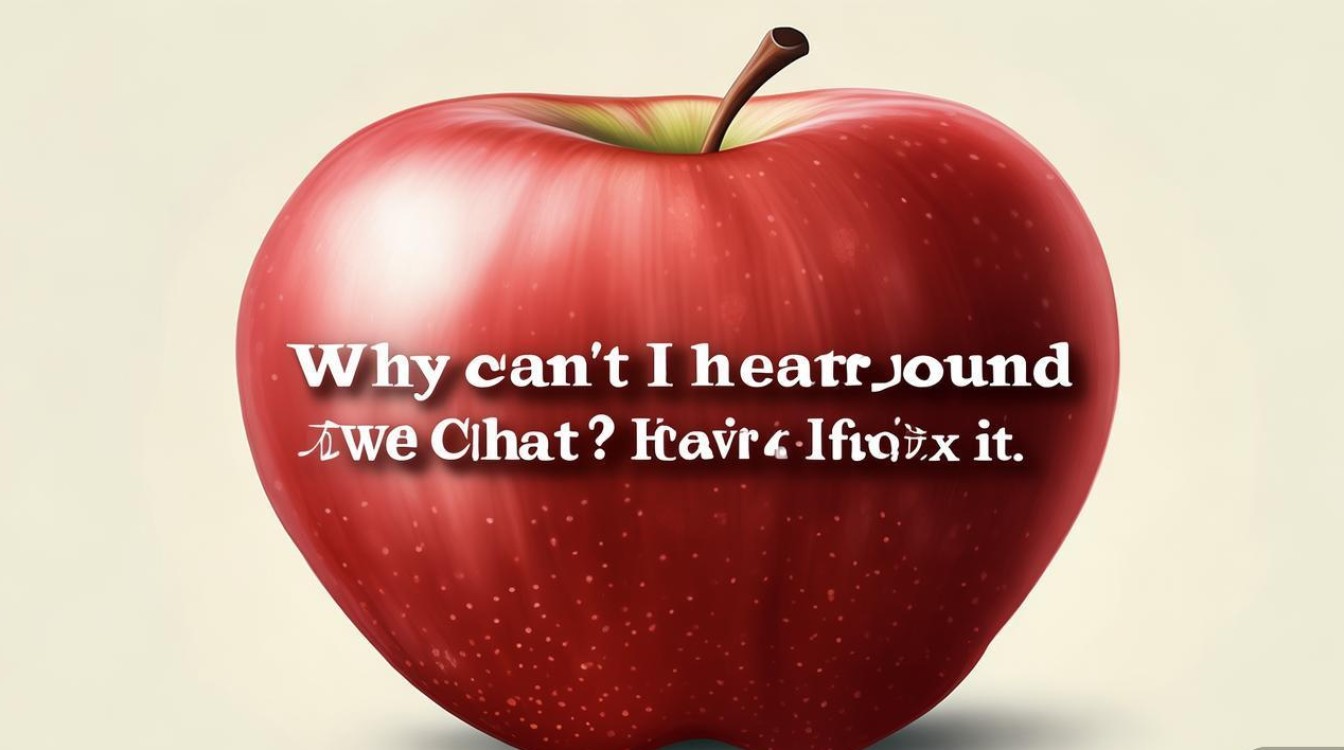 苹果微信听不到声音是什么原因？如何解决？