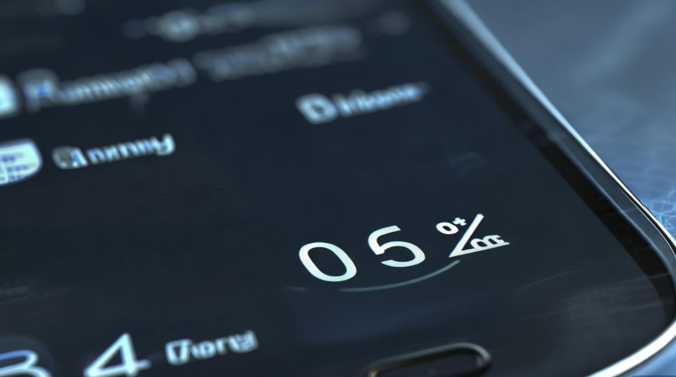 三星S4屏幕带圆圈的百分比怎么去掉？